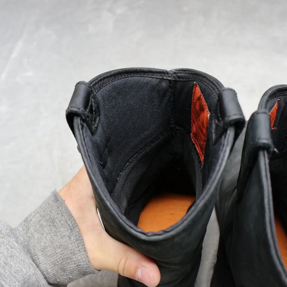 Harley Davidson Mens 8.5M Work Boots Black Altman Composite‎ Toe 10